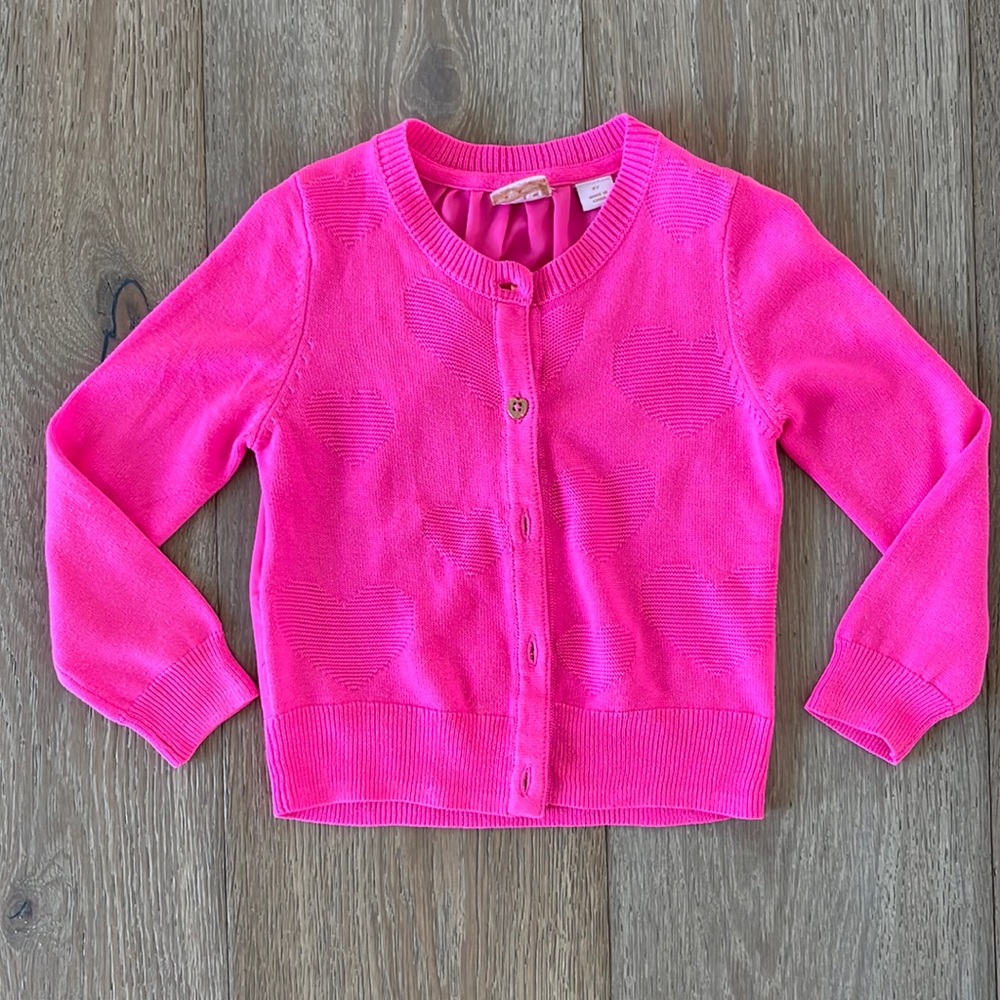 Girl’s baker by Ted Baker Hot Pink Cardigan size 4y